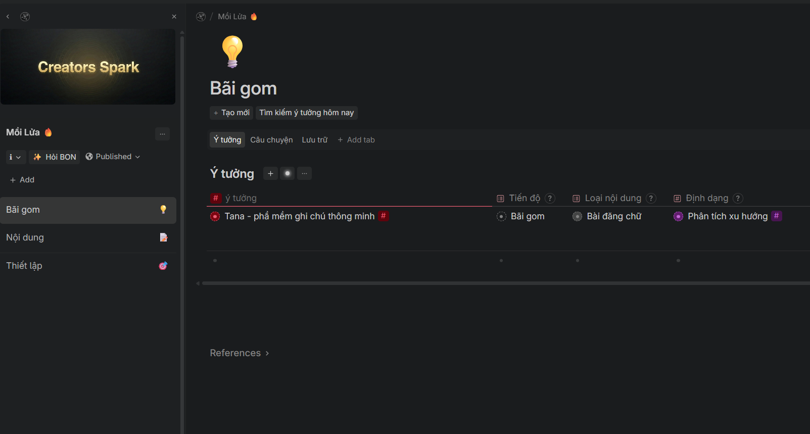 Mồi lửa giải quyết vấn đề đó như thế nào?