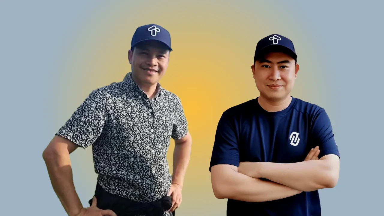 Chân dung Hoàng Hxn và Cường Thạch, hai nhà sáng lập hệ thống BrainNode OS.