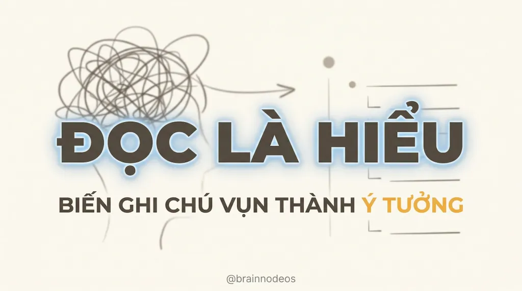 Cách cấu trúc ghi chú vụn trong Tana thành ý tưởng rõ ràng bằng phím Tab.