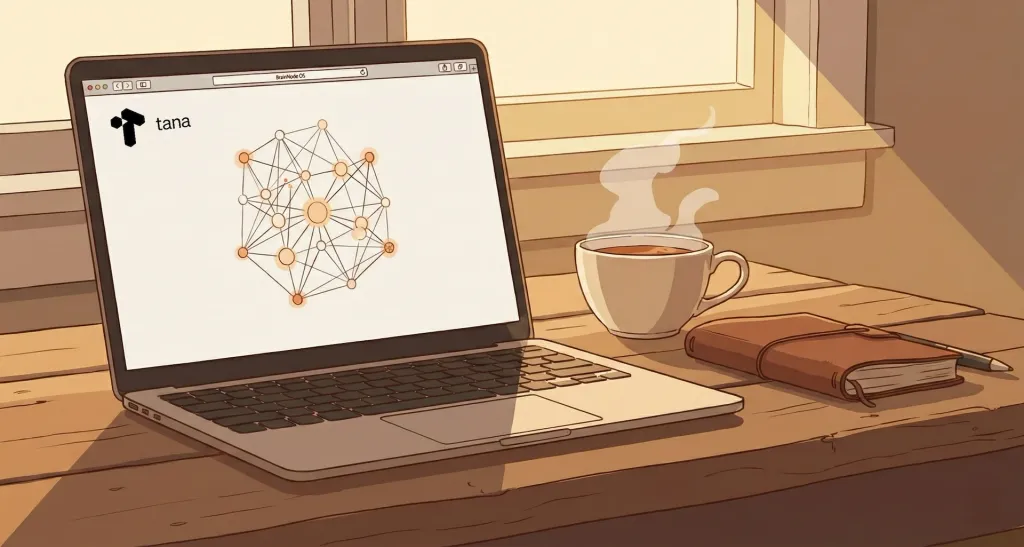 Giao diện trực quan của khóa học cách sử dụng Tana miễn phí giúp quản lý công việc.